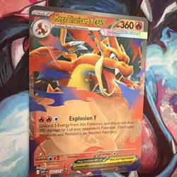 Mega Charizard Y Ex Ascended Heroes 022/217 Holo Rare Pokemon Card NM - Image 3