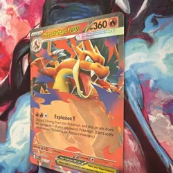 Mega Charizard Y Ex Ascended Heroes 022/217 Holo Rare Pokemon Card NM - Image 4