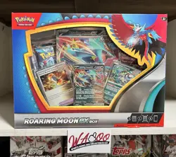 Pokemon TCG: Roaring Moon Factory Sealed EX Card Box - Image 1