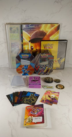 Pokemon Card Bundle - Cards/Folders/Coins/Sleeves - +500 cards - Image 1