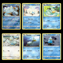 6x Ducklett Lot Swanna 59.0 Sun Moon Cosmic Eclipse Pokemon Cards Collection Set - Image 1