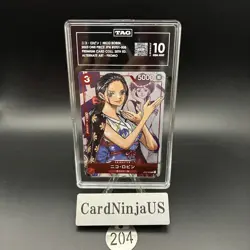 TAG GEM MINT 10 Nico Robin C ST01-008 Promo Premium Card collection 25th One 204 - Image 1