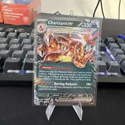 Charizard ex 196 Sv: Scarlet & Violet Promo Cards Holo NM - Image 1