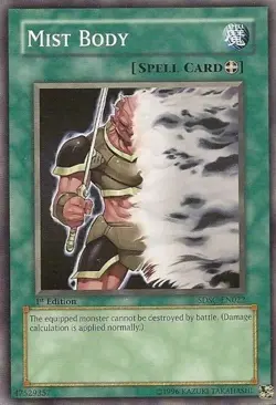 MIST BODY - SDSC-EN022 Common 1st Edition YuGiOh TCG Card - Image 1
