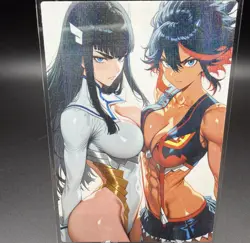 Ryuko Matoi & Satsuki Anime Waifu Card Doujin ACG Goddess Holo - Image 1