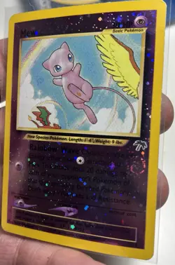 Pokemon Mew TCG 1/18 Southern Islands Reverse Holo Card with 4 SWIRLS!! 🔥🔥 - Image 3