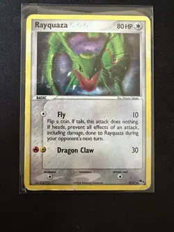 Rayquaza 3/17 Holo - Pop Series 1 Pokemon Card - LP - Image 1