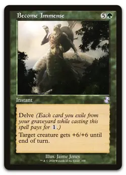 Become Immense #358 (LP) Time Spiral Remastered TSR Magic MTG - Image 1