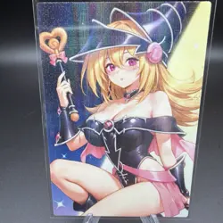 Dark Magician Girl Anime Waifu Card Doujin ACG Goddess Holo - Image 1
