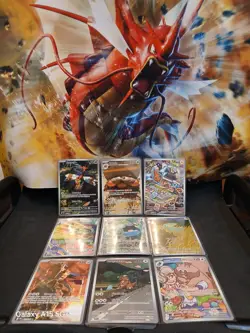Pokemon Destined Rivals IR English Lot 9 Cards Total - Image 1