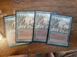 4x Wolverine Pack Legends Magic the Gathering MTG Card Vintage Rare Green Iconic - Image 1