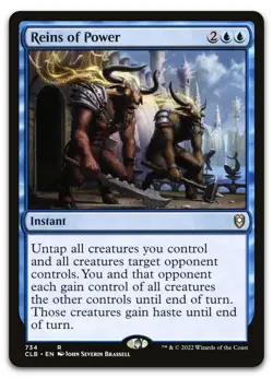 Reins of Power #734 (NM) Baldur's Gate CLB Magic MTG - Image 1