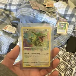 Pokemon TCG Rayquaza Vivid Voltage Holo Card 138/185 - Image 1