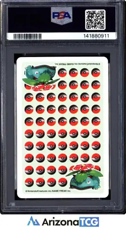 Pokemon Stadium 1998 Snorlax Ace Of Diamonds Green Playing Card Japanese PSA 10 - Image 2