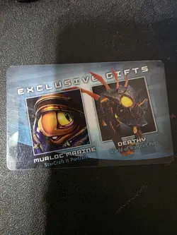 World of Warcraft BlizzCon 2010 Deathy Murloc Pet Loot Card Unscratched - Image 1