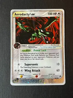 2003 Aerodactyl Ex 94/100 Holo Rare Pokemon Card - Sandstorm Set - Image 2