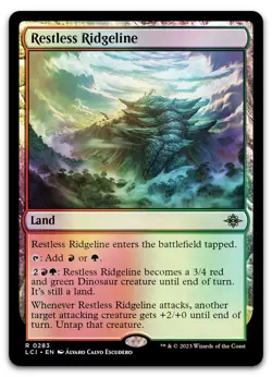 Restless Ridgeline #283 (Foil) (NM) Lost Caverns of Ixalan LCI Magic MTG - Image 1