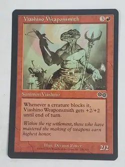 MTG Viashino Weaponsmith (Urza's Saga/Red/C) - BGM - Image 1