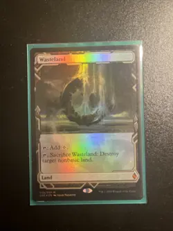 Wasteland Zendikar Rising Expeditions Foil Near Mint Condition MTG - Image 1