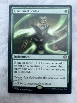 Mint/Near-Mint, English - 1 x MTG Hardened Scales Commander: The Lost Caverns of - Image 1