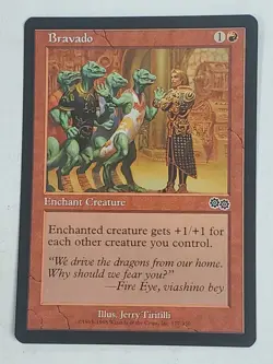 MTG Bravado (Urza's Saga/Red/C) - BGM - Image 1