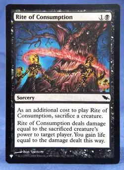 Rite of Consumption - MTG - The List - NM Excellent - Image 1
