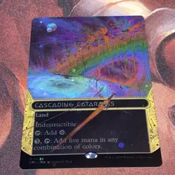 Cascading Cataracts X1 Mtg Edge Of Eternities Nm Borderless Galaxy Foil - Image 1