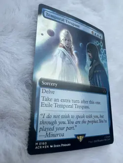 Mint/Near-Mint, English - 1 x MTG Temporal Trespass - Foil - Extended Art Univer - Image 2