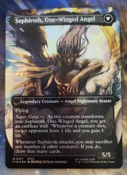 Sephiroth, Fabled SOLDIER Borderless Foil MTG Final Fantasy - Image 2