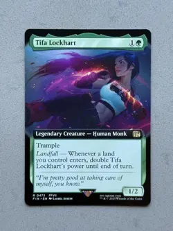Tifa Lockhart (Extended Art) #473 MTG Final Fantasy FIN Magic - Unplayed / NM - Image 1