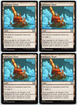 Reliquary Tower X 4 - Commander Duskmourn - 4x - x4 - MTG - Near Mint - Image 1
