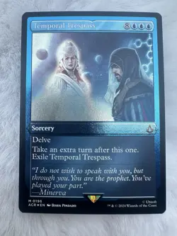 MTG - [FOIL ETCHED] Temporal Trespass - Assassin's Creed - Image 1