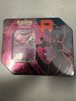 Pokemon Team Rocket MewTwo Tin New Sealed Destined Rivals. Fall 2025 - Image 1