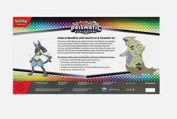 2X Pokemon Prismatic Evolutions Lucario EX and Tyranitar EX Premium Collection - Image 2