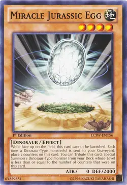 Miracle Jurassic Egg - LCJW-EN156 - Common - 1st Edition - Lightly Played - Lege - Image 1