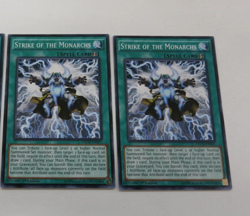 2x STRIKE OF THE MONARCHS 1ST EDITION NECH-EN067 COMMON YUGIOH NM UNPLAYED - Image 1