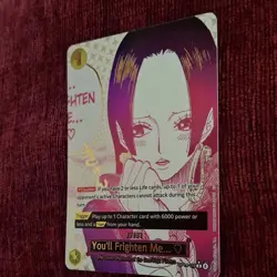 Bandai One Piece Boa Hancock You'll Frighten Me... OP14-118 Rare Warlords - Image 2