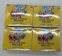 Lot of (4) One Piece TCG Adventure on Kami’s Island Booster Box Sealed OP15-EB04 - Image 1