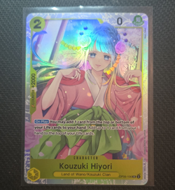 One Piece Kouzuki Hiyori OP06-106 Wings Captain SR Foil Character 0/2 - Image 1