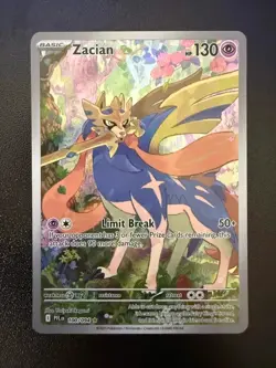 Zacian 100/094 Illustration Rare Phantasmal Flames Pokemon Card - Image 1