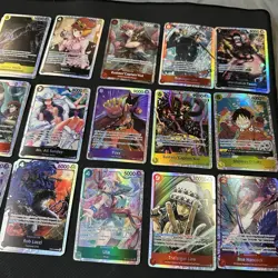 One Piece TCG Bulk Lot 478 Cards | 32 SR, 13 Leader, OP14 OP15 | Rares + Don!! - Image 2