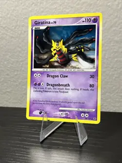 Giratina Lv. 70 28/127 Platinum Base Holo Rare Pokemon Card NM - Image 3