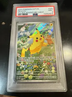 Pikachu #088 PSA 9 Black Star Promo Paldea Adventure Chest Pokemon Graded Card - Image 5