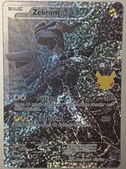 Pokemon Celebrations Promo Zekrom Full Art Foil Card Rare 114/114 - Image 1
