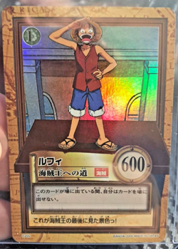 BANDAI One Piece Hyper Battle C255 LUFFY HOLO FOIL SCARCE EARLY CARD VINTAGE - Image 1
