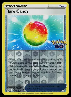 Pokemon Card Pokemon GO Rare Candy 069/078 Reverse Holo Uncommon - Image 1