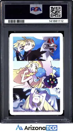 Pokemon 2017 Lillie & Lunala Queen Of Hearts Pokemon Playing Cards GEM MT PSA 10 - Image 2