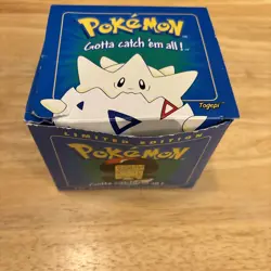 NOS Vintage Pokemon TOGEPI 23K Gold Plated Trading Card1999 Burger King With COA - Image 1