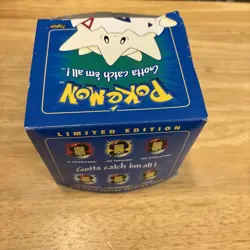 NOS Vintage Pokemon TOGEPI 23K Gold Plated Trading Card1999 Burger King With COA - Image 3