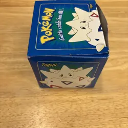 NOS Vintage Pokemon TOGEPI 23K Gold Plated Trading Card1999 Burger King With COA - Image 4